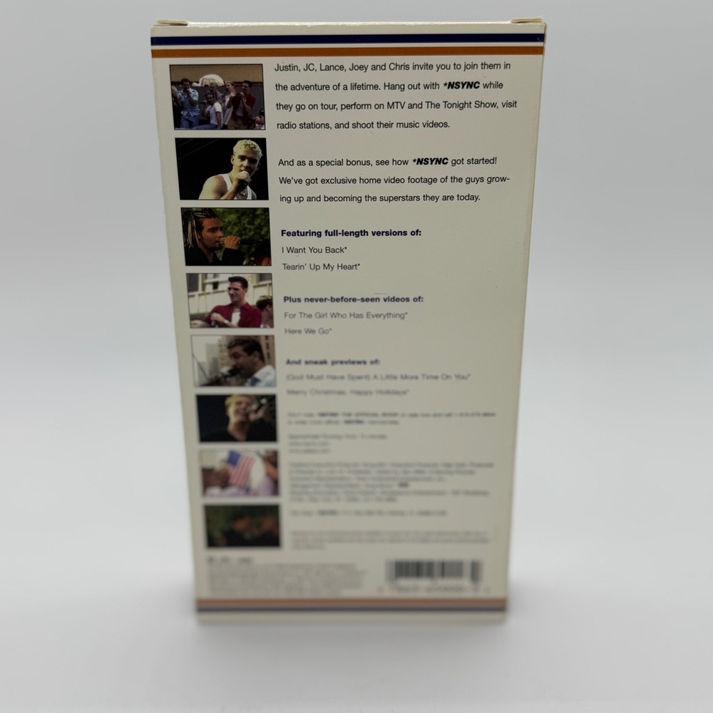 *NSYNC *N THE MIX The Official Home Video VHS Tape by N-Sync 90s Y2K Pop Music - Picture 2 of 3